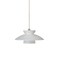Besa Lighting Trilo 7 Cord Pendant, Frost, Satin Nickel Finish, 1x5W LED 1XT-271825-LED-SN - alternate 1